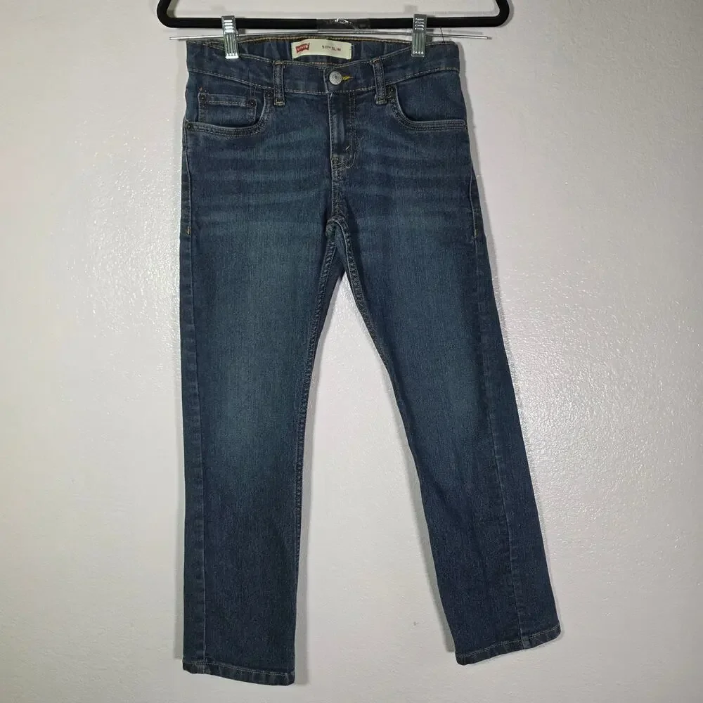 Levi’s 511 Big Boys Slim Fit Jeans Size 10 Regular Dark Wash